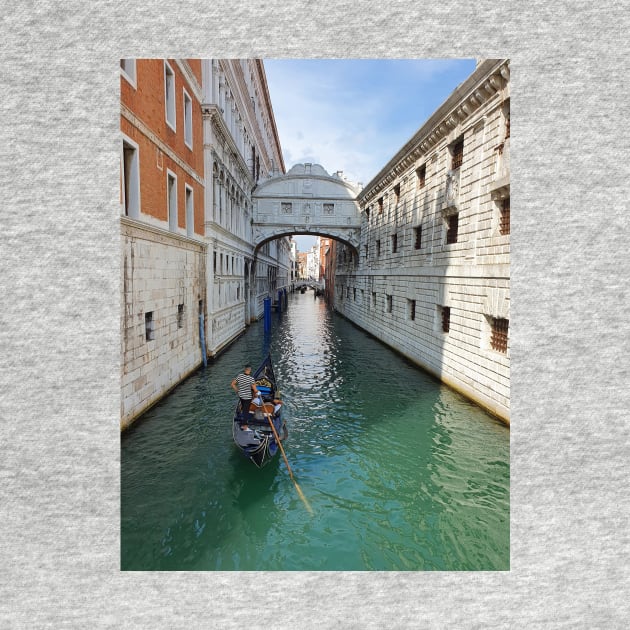 Venice Bridge of Sighs view by TDArtShop